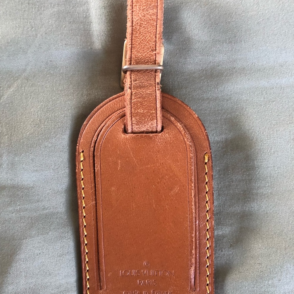 Louis Vuitton luggage tag